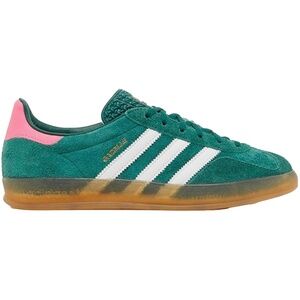 ADIDAS Gazelle Indoor Collegiate Green and Pink Women's 5.5